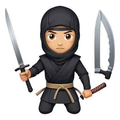 🥷🏻🔪 sticker