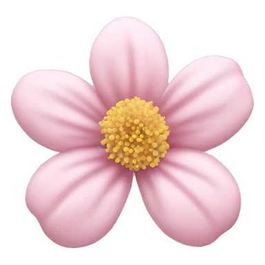 Pastel pink flower  sticker