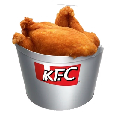 KFC bucket full of chicken sticker