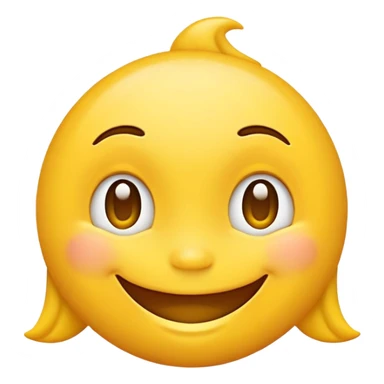 Create an emoji with dimples  sticker