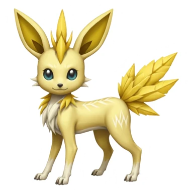 Skeletal Skinny Jolteon-Meloetta-Manectric-fusion sticker