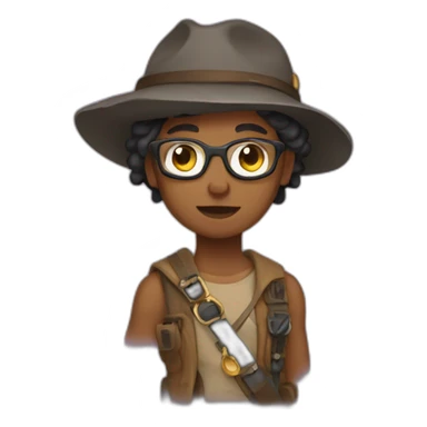 Treasure Hunter non-binary sticker