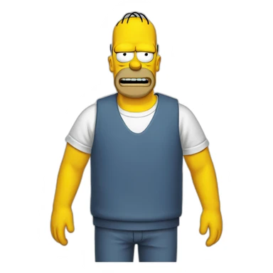 Homer simpson sas sticker