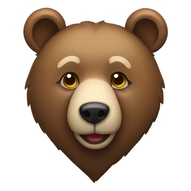 Bear with heart sticker