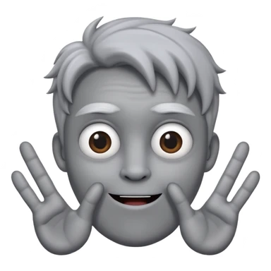 Create a cartoon-realistic Thing with exaggerated fingers & playful personality. sticker