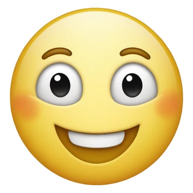 Happy face with dimples sticker