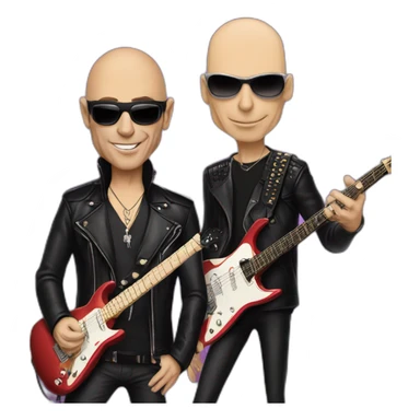 Joe satriani y Steve Vai sticker