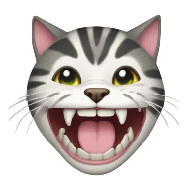jaw -cat mewing sticker