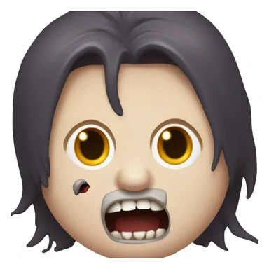 ozzy osbourne biting like a vampire sticker