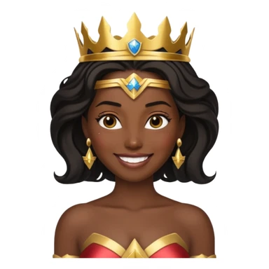 black wonder woman sticker