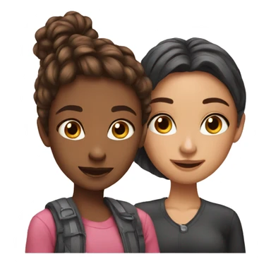 Best friends girls sticker