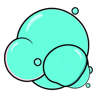 bubbles sticker