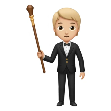 music conductor stick sticker