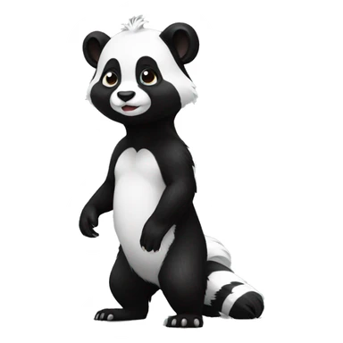 skunk-panda-hybrid full body sticker