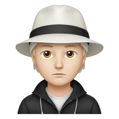 white hat hacker sticker