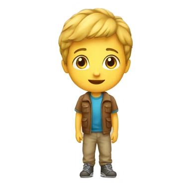 a kid is very must interested to learn and explore sticker