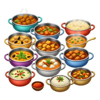home cooked indian food sticker
