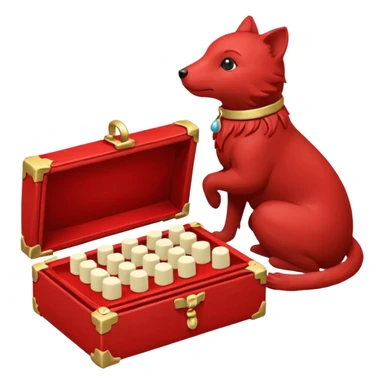 Собака с шариком sticker