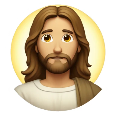 jesus christ with halo sticker