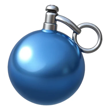 blue bike bell  sticker