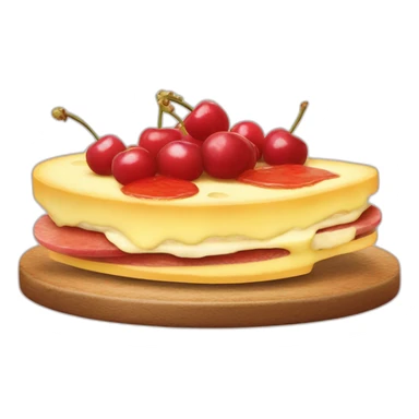 raclette au cerise sticker