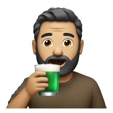 Sigma emoji drinking prime  sticker