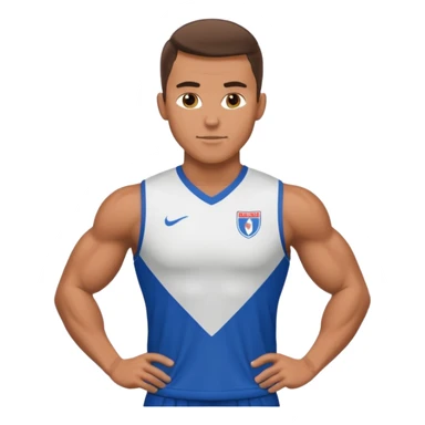 footballer physique sticker