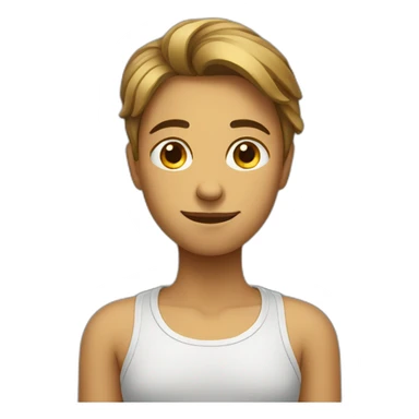 slouched posture sticker