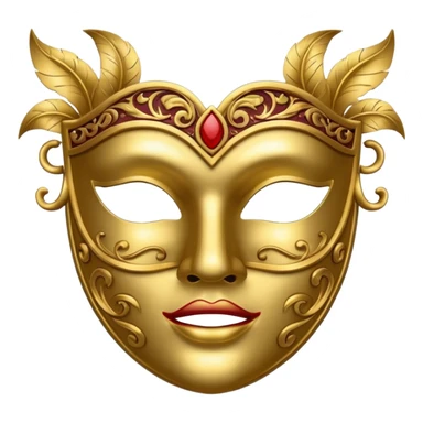 theater mask  sticker