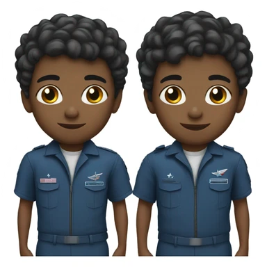 air force boy sticker