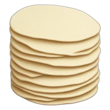 Small Stack of flour tortillas sticker
