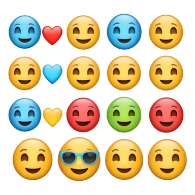 Grily emojis sticker