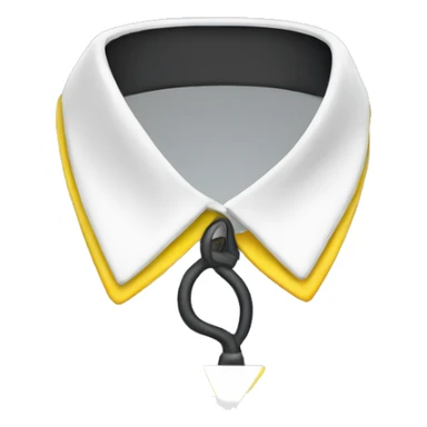 collar with electricity sticker