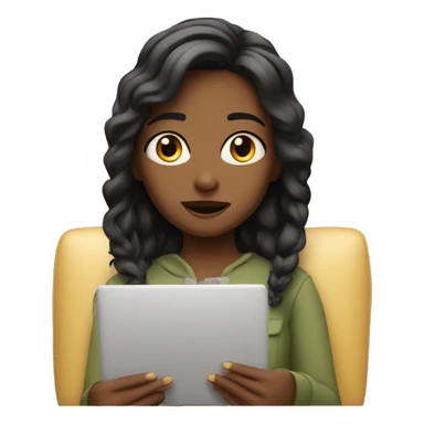 watching netflix girl sticker