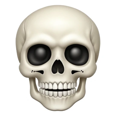 Un crâne qui dit des mot interdit sticker