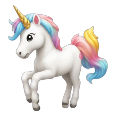 Unicorn ans hello-kitty sticker