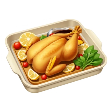 rectangle tray meal with chicken sticker
