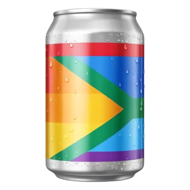 gay light beer can sticker