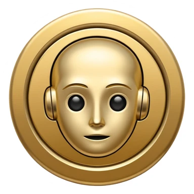 AI logo asking sticker