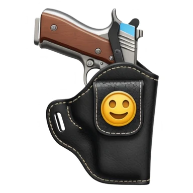 black holster sticker