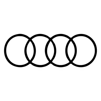 Audi logo sticker