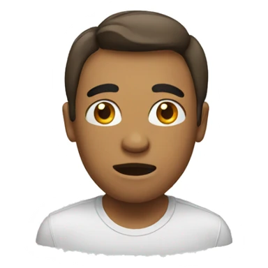 RUNNING, BUT SAD FACE sticker