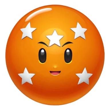 4 star dragonball from dragon ball z sticker