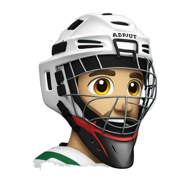Hockey goalie sticker