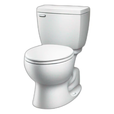 toilet with head coming out of it sticker