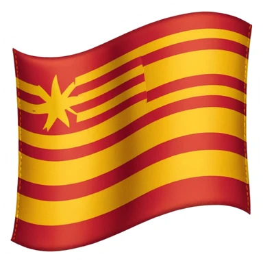 catalan flag sticker