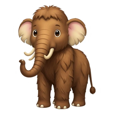 baby mammoth sticker