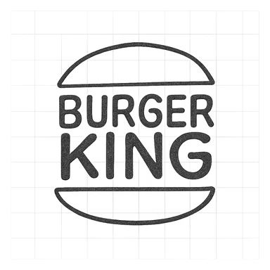 Burger King logo sticker