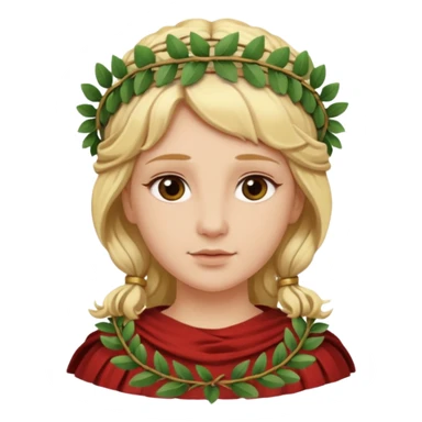 ancient roman woman blonde sticker