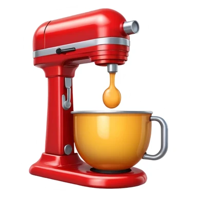 A mixer emoji in apple stile  sticker